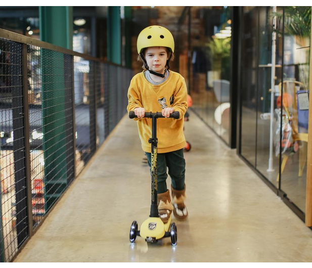 Scoot & Ride Kask Ochronny S-M dla dzieci 3+ Lemon - 1014706 - zdjęcie 4
